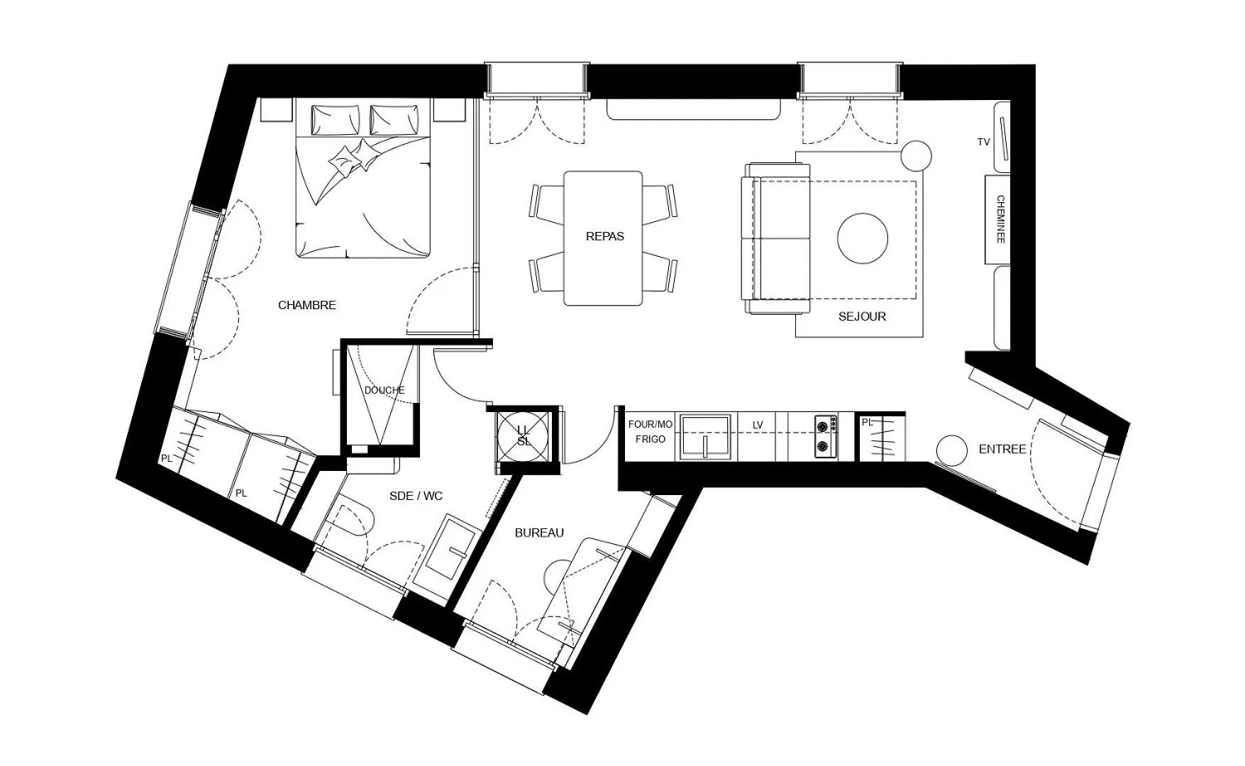 Apartment Appartement Chic Quartier Montparnasse Paris